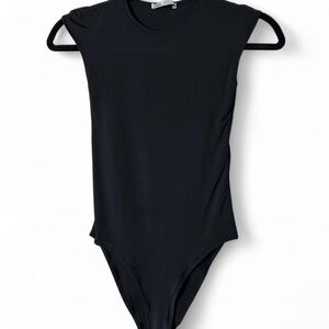 Zara Black Bodysuit Top